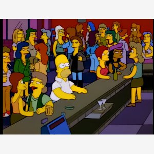 The Simpsons   Homer   Lesbian Pub Bar Gay Femmes